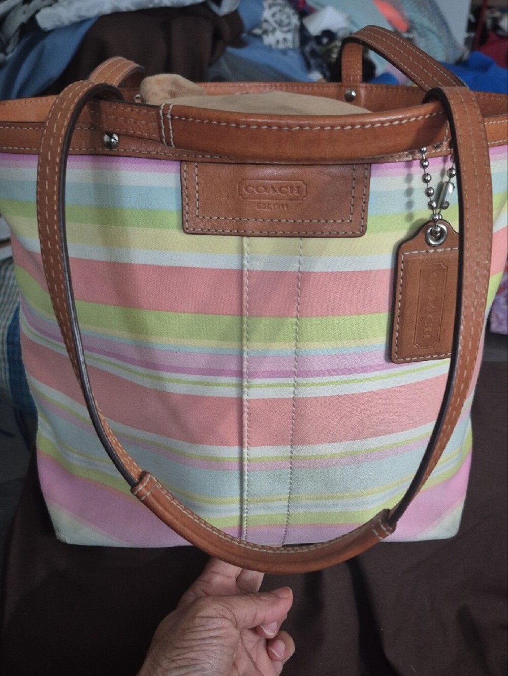Coach Striped Hamptons Twill Stripe Y2K